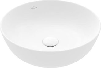 Villeroy & Boch Villeroy&boch - Lavabo sobre encimera redondo villeroy et boch Artis Stone Blanco CeramicPlus