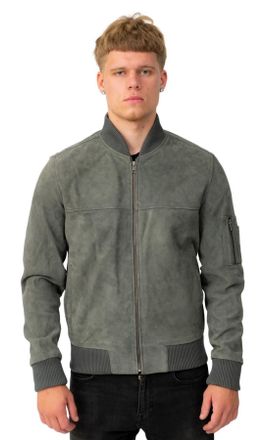 Infinity Leather Heren geit suède MA-1 bomberjack-Auckland