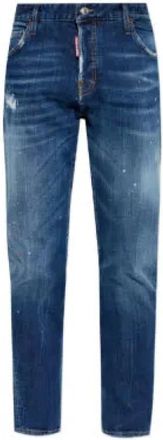 Dsquared2 Slim Twist Jeans - Heren - Slim Fit Jeans - Blauw - L - Katoen - Jeans