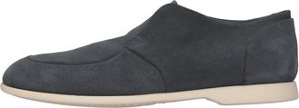 Pantanetti Suede Slip-Ons - Heren - Platte Schoenen - Blauw - 42 EU - Leer - Schoenen