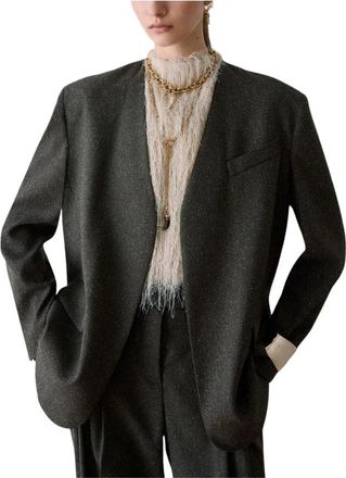 Liu Jo Minimal Jacket - Dames - Blazers - Groen - S - Polyester - Jassen