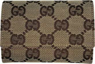 Gucci Beige Gg Canvas Coin Purse/Coin Case (Pre-Owned)