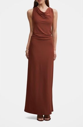 Ever New Jae Racerback Sleeveless Maxi Dress in Rust at Nordstrom, Size 12