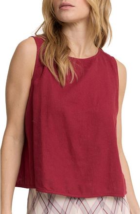 Nobody's Child Tulip Back Sleeveless Top in Red at Nordstrom, Size 14