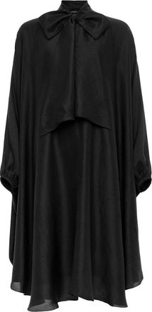 Azeeza Emlyn silk dress - women - Silk - One Size - Black