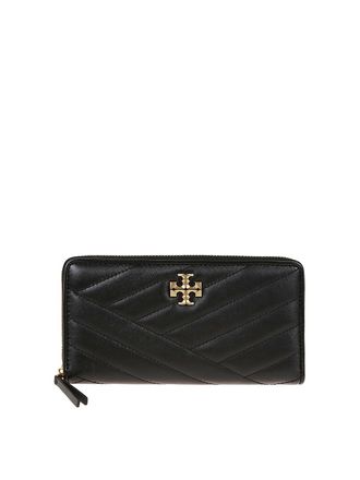 Tory Burch Kira chevron zip continental wallet