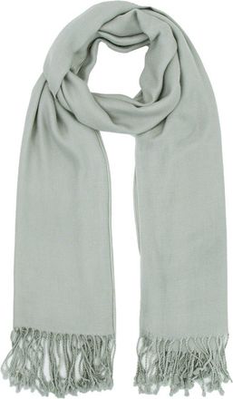 World of Shawls Super Soft Pashmina Shawl Scarf Wrap (Light Silver)