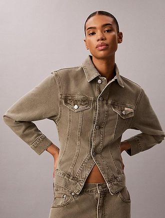 Calvin Klein Chaqueta Denim Entallada