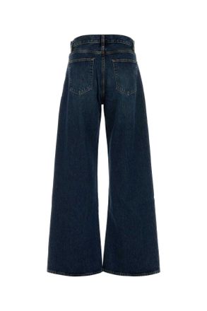 Frame Denim Womens Blue Denim The Loose Jeans Detox Exterior: Recycled Cotton