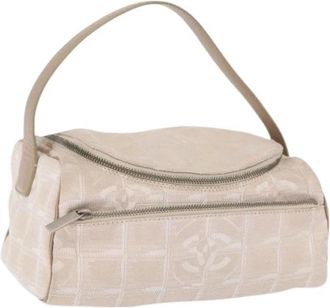 Chanel Pre-owned Nylon Mini Bag - Dames - Vintage Mini Tas - Beige - ONE Size - Nylon - Vintage