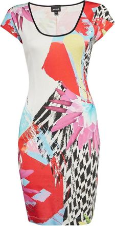 Cavalli Abito corto a fiori - Bianco