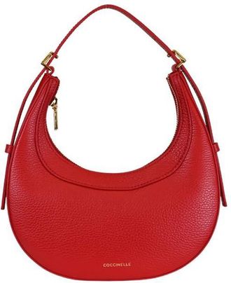 Coccinelle handbag shoulder bag Whisper Grained Leather Mini Bag Scarlet red