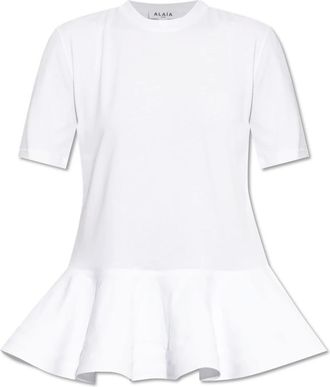 Alaia Dames, Tops, Wit, Maat: S Katoen