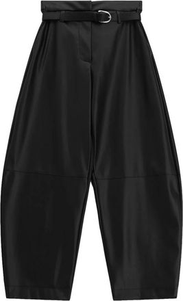 Imperial Pantalone - Dames - Leren Broeken - Zwart - S - Leer - Broeken