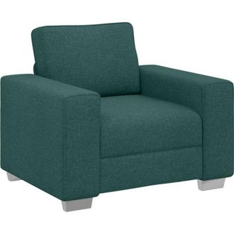 vidaXL Vidaxl - Sof&aacute; Con Coj&iacute;n Verde Oscuro 100 X 77 X 82 Cm Tela