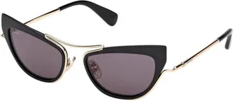 Max Mara Smoke Cat Eye Ladies Sunglasses MM0172 01A 53