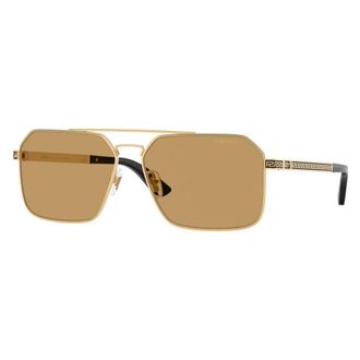 Versace Ve2306 Zonnebril - Heren - Accessoires - Geel - Maat: 60 MM