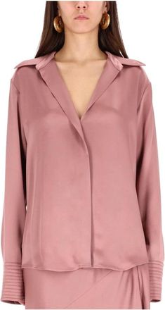 Dries Van Noten Celinta Shirt - Dames - Overhemden - Roze - S - Overhemden