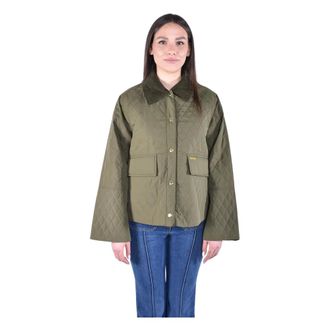 Barbour Kirby Quilted Jacket - female - Barbour - Light Jackets - Green - 2XS - Jackets