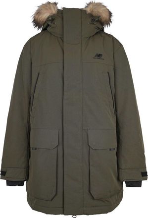 New Balance Warm Long Down Parka Asia Sizing Olive Green NPA46011-KH
