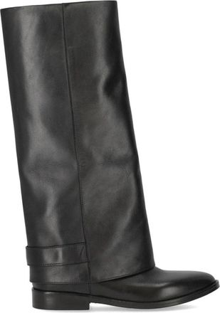 Strategia Gaiter Boot - Dames - Hoge Laarzen - Zwart - 37 1/2 EU - Leer - Schoenen