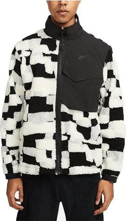 Nike Colorblock Stand Collar Long Sleeves Jacket White DD6633-010