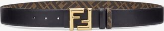 Fendi Black Logo Buckle belt