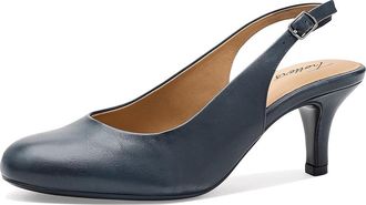 Trotters Lexi High Womens Heels Navy : 10.5 W (D), Leather