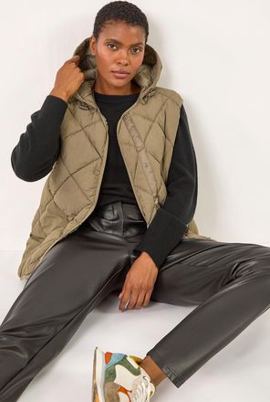 Roman Hooded Quilt Gilet
