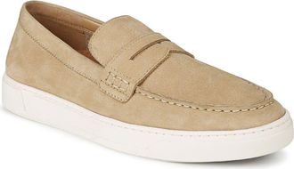 Vionic Thompson Loafer in Sand Nbck Leather at Nordstrom, Size 11.5