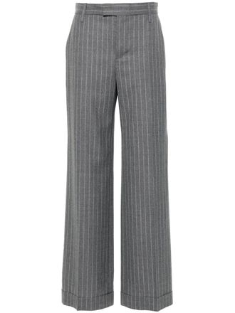 Brunello Cucinelli Gestreepte pantalon - Grijs