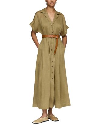 Lafayette 148 New York Notch Lapel Shirtdress