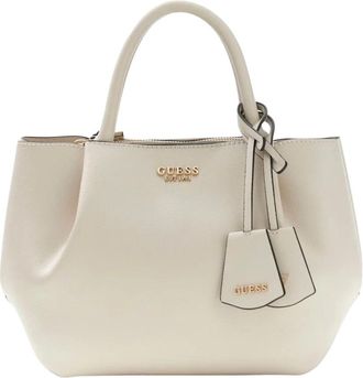 Guess Amorette Girlfriend Satchel - Dames - Handtassen - Wit - ONE Size - Tassen