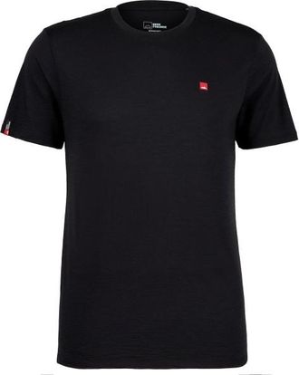 Bergfreunde.de Merino155 R&ouml;mersteinBF. Tee Merinoshirt f&uuml;r Herren | schwarz