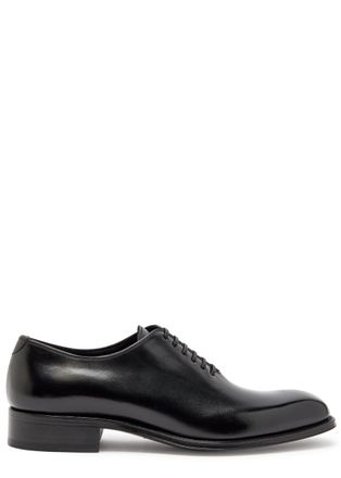 Tom Ford Claydon Leather Oxford Shoes - Black - 44 (IT44 / UK10)