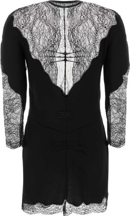 The Attico Black Exterior: Virgin Wool Abiti Dress