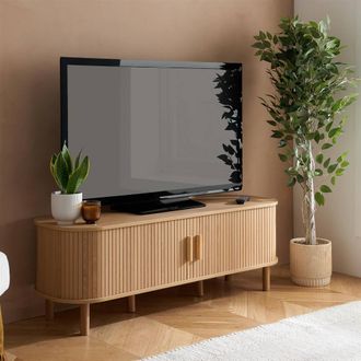 Birlea Axel Fluted TV Unit in Brown