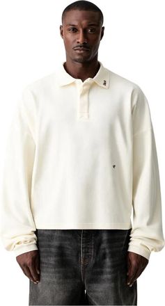 Rhude Long Sleeve Tops - Heren - Polos - Beige - L - Tops
