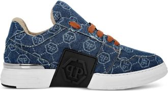 Philipp Plein Sneakers met monogram - Blauw