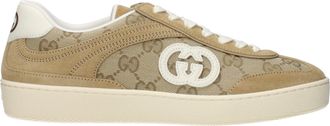 Gucci Damens Sneakers Stoff Beige/Butter