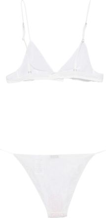 Os&eacute;ree bruids kant driehoek set