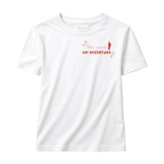 MC2 Saint Barth T-Shirts, female, White, Size: XS Emilie Cotton T-shirt