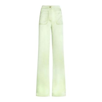 Genny Wide Trousers, female, Green, Size: XS Genny Rtw