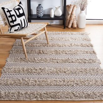 Safavieh Natura Machine Made Area rug, Grey / Ivory Bohemian Style Easy Care