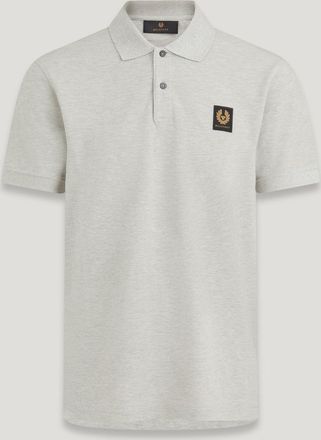 Belstaff Polo Mens Cotton Pique Old Silver Heather Size 3XL