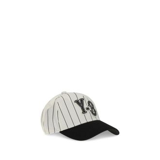 Yohji Yamamoto Mens White Polyester Cap (baseball Hat)