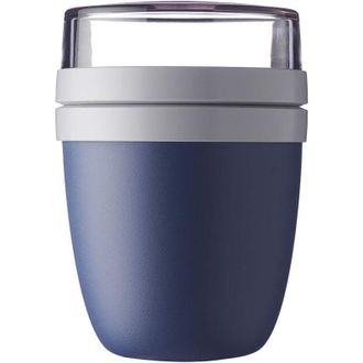 OEM Recipiente De Almacenamiento, Tipo Fiambrera El&iacute;ptica - 500 Ml - Vaso Pr&aacute;ctico Para Muesli, Yogur O Para Llevar - Apto Para Congelador, Microondas Y L