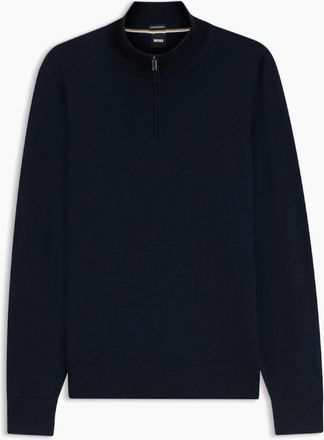 HUGO BOSS Mens BOSS Black H Ebenji Sweater 404 Dk Blue - Size: 38