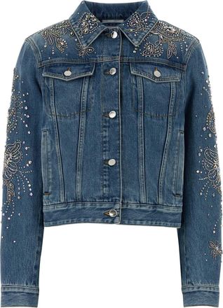 Gucci Womens Denim Jacket - Blue Cotton - Size EU 38 (Womens)