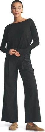 Naadam Lightweight Cashmere Boatneck Sweater in Black at Nordstrom, Size Xx-Small